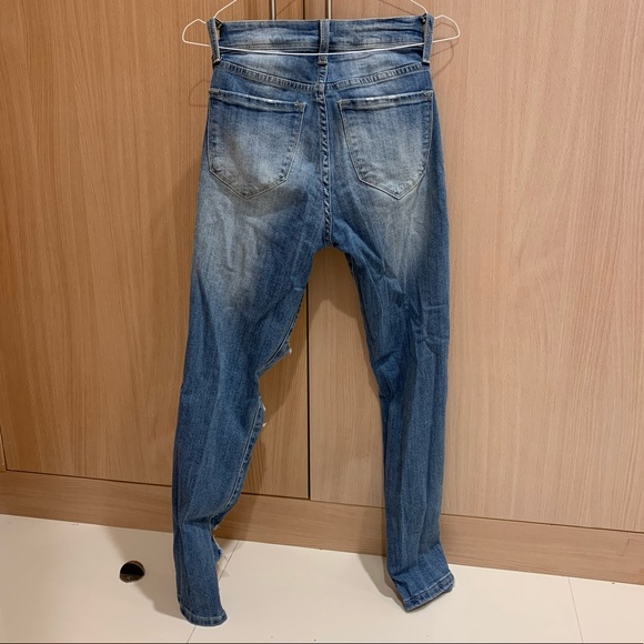 DENIM RIPPED JEANS - Picture 6 of 7